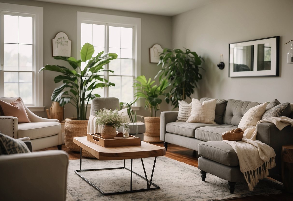 Nicole and Ashley furniture arranged in a cozy living room setting