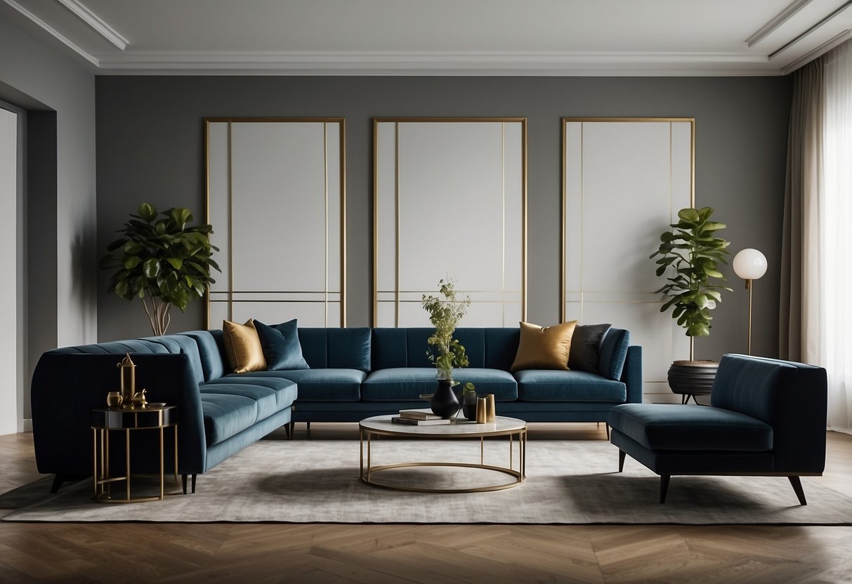 A room filled with sleek, modern furniture from The Originals Collection. Clean lines, bold colors, and minimalist design create a sophisticated and contemporary atmosphere