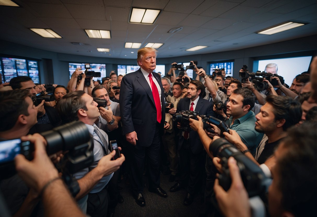 Donald Trump's future uncertain, surrounded by media frenzy and political speculation