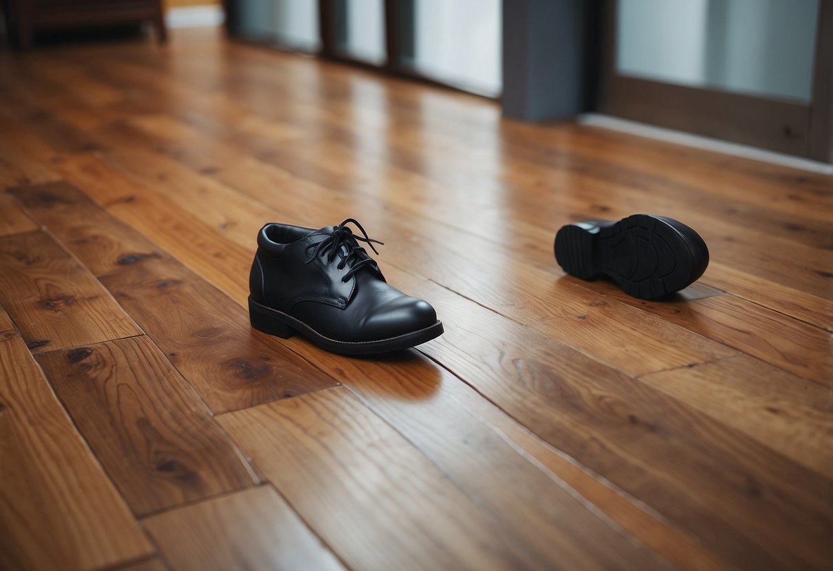 Furniture feet protectors shield wood floors from scratches and dents