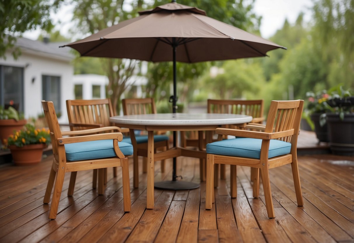 How to Protect Outdoor Wood Furniture Tips and Tricks Kaizenaire