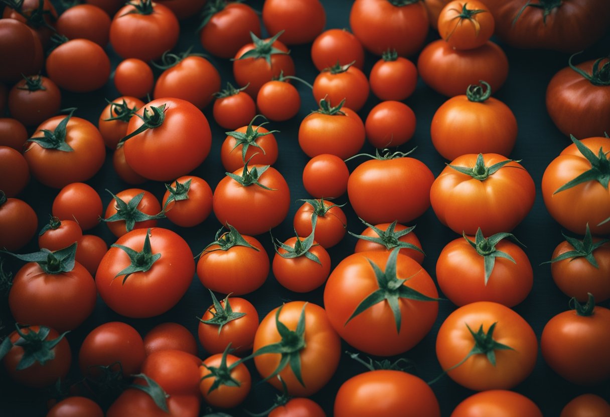 Tomato costumes throughout history, from ancient to modern times, displayed in a timeline