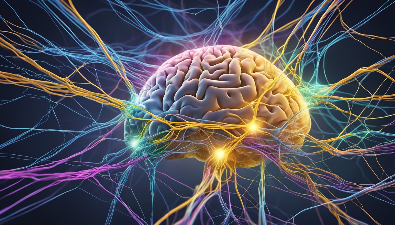 The brain, a complex network of neurons, storing vast amounts of information.</p><p>Neurons firing, creating connections, forming memories.</p><p>A web of electrical impulses, representing the remarkable memory capabilities of the human brain