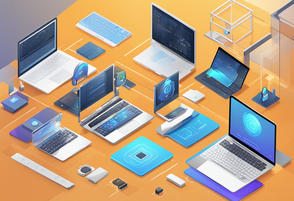 Tenorshare Reiboot's advanced features in action, with intricate technical details and smooth functionality