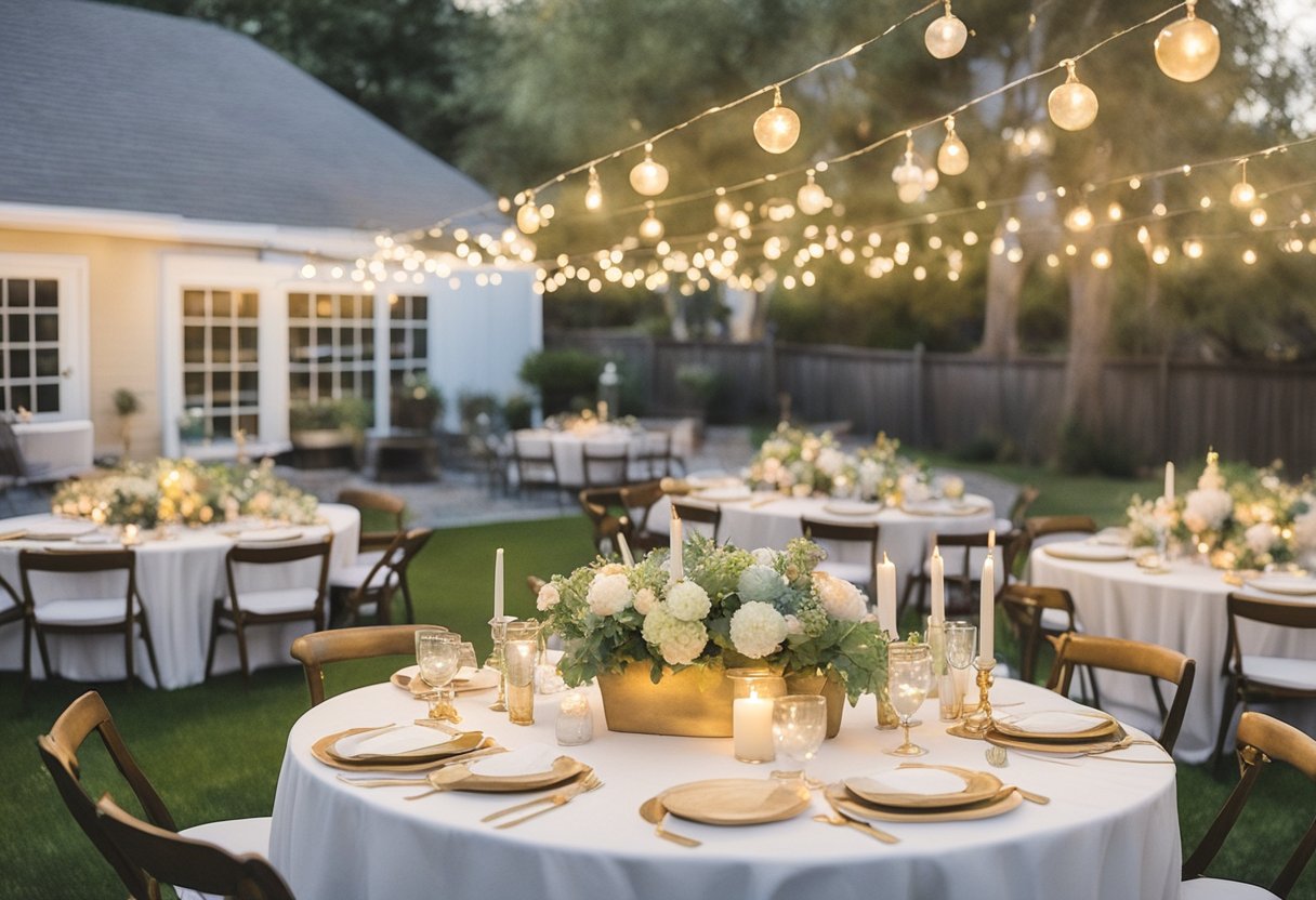 50th Wedding Anniversary Party Ideas on a Budget: Golden Gala without