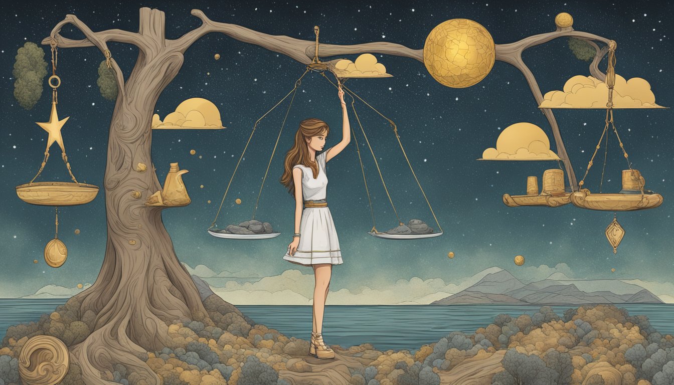 Libra's indecisiveness causes frustration in relationships.</p><p>Zodiac sign influences depicted in shocking ways