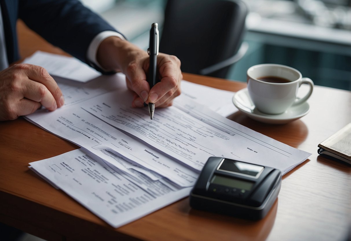 A foreign investor signs paperwork to purchase a property in Australia