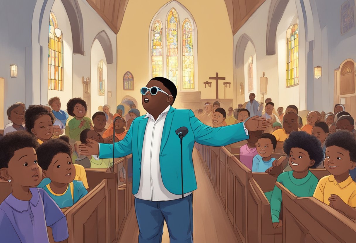 CeeLo Green's early life and music beginnings: A young boy singing in church, surrounded by a supportive community