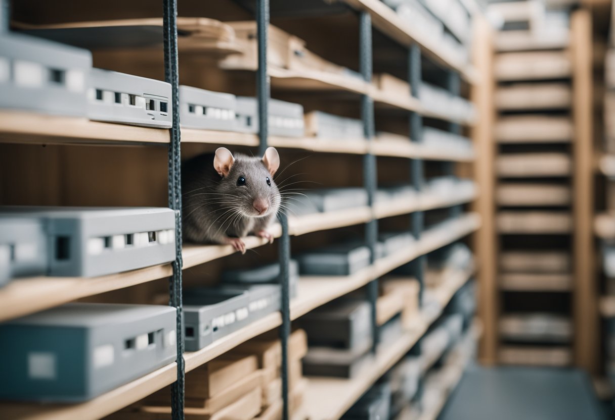 A clean, clutter-free space with 10 methods to eliminate rats