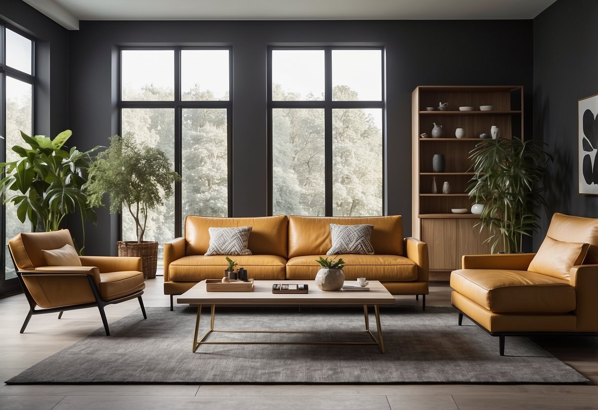 A room with stylish, sturdy furniture at budget-friendly prices. Bright, clean space with modern designs and attractive finishes