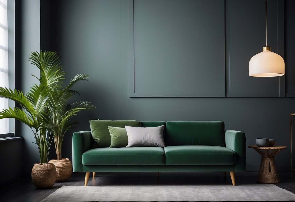 Grey Walls Green Furniture A Perfect Colour Combination for Your Home