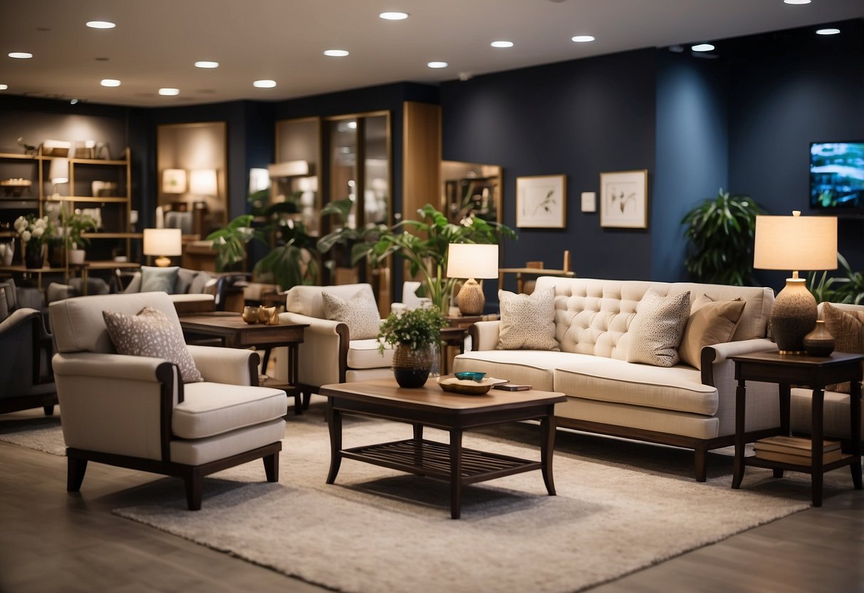 A spacious showroom displays a variety of furniture sets and offers at Furniture Mart Yishun