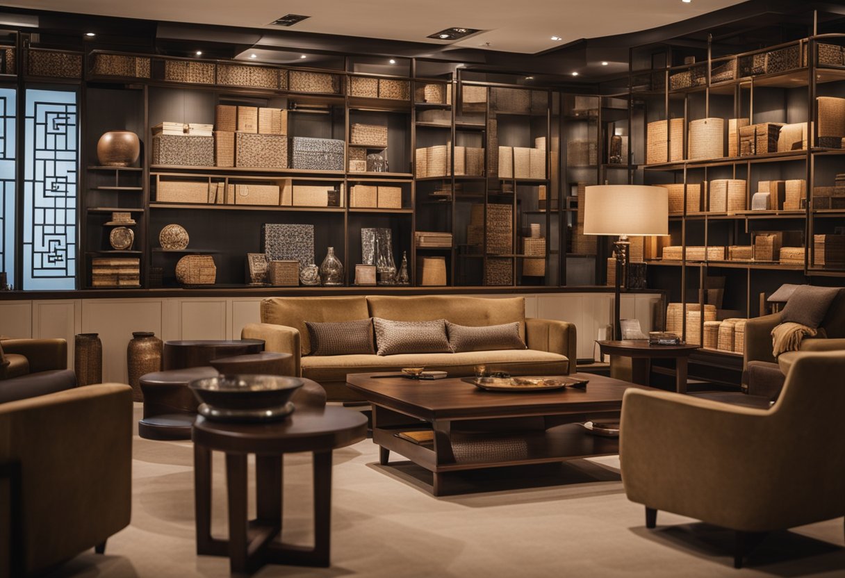 A timeline of Meicha furniture from ancient to modern, showcasing various styles and materials used in its evolution