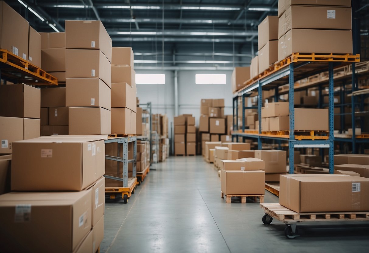 Furniture being ordered online, packaged, and shipped to Singapore from Taobao