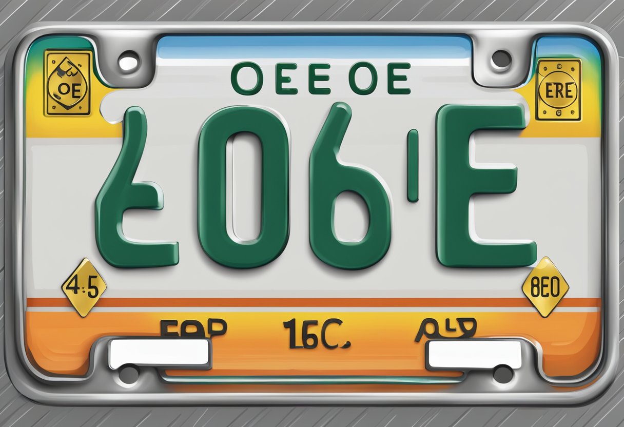 The license plate 'OE' and its meaning