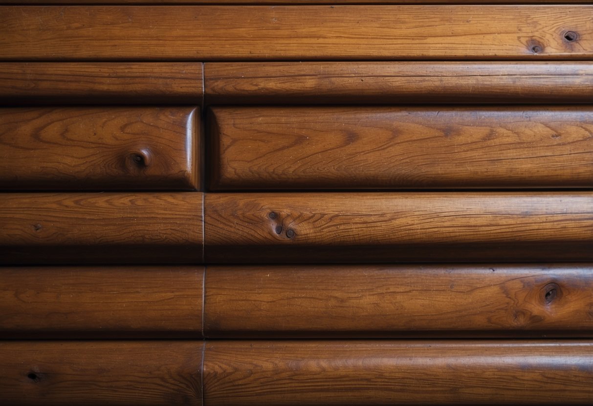 Before: Worn, scratched wood furniture. After: Smooth, polished wood furniture with restored color and shine