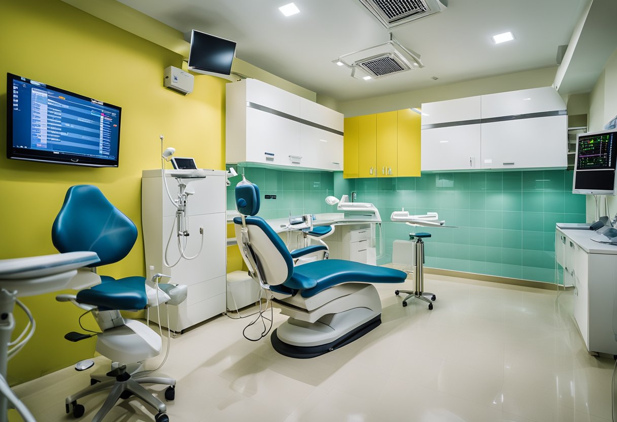 A modern dental clinic in Jaipur, with state-of-the-art equipment and a welcoming atmosphere