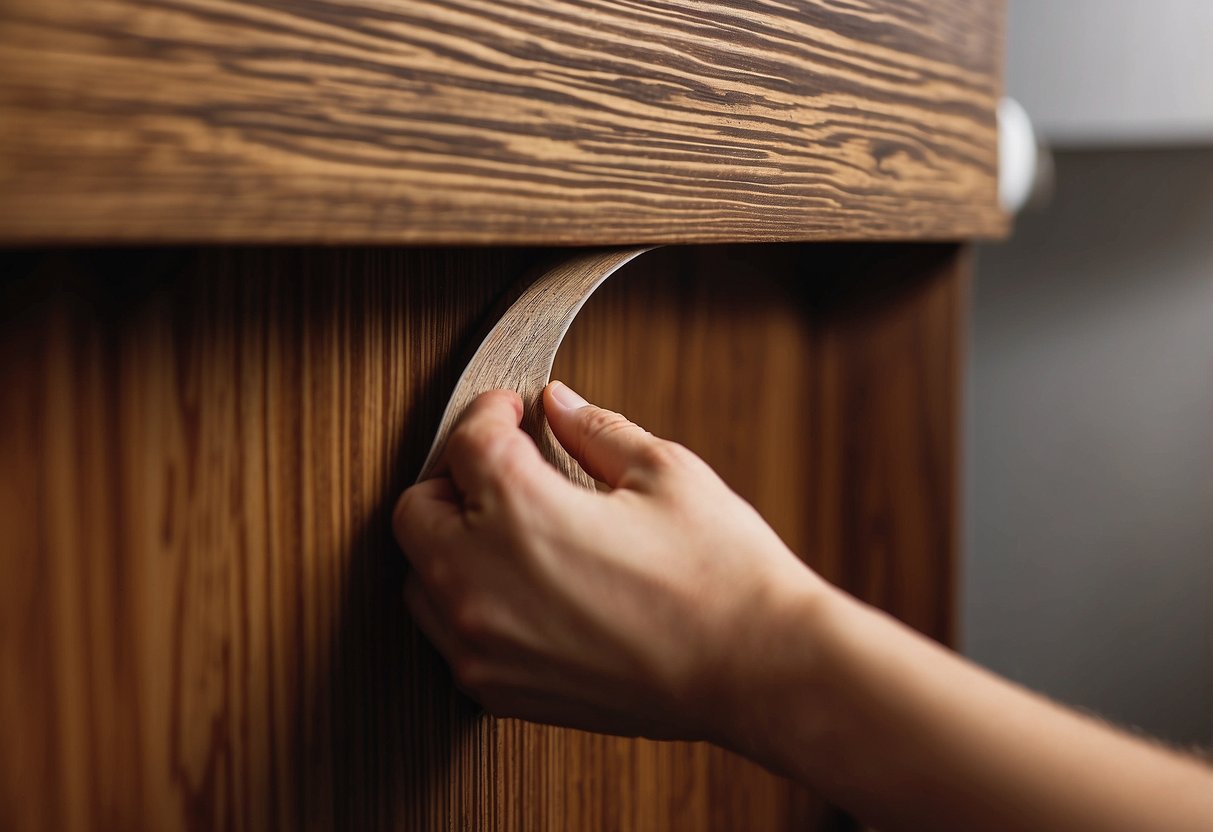 Self Adhesive Wood Grain Furniture Stickers Transform Your Home Décor