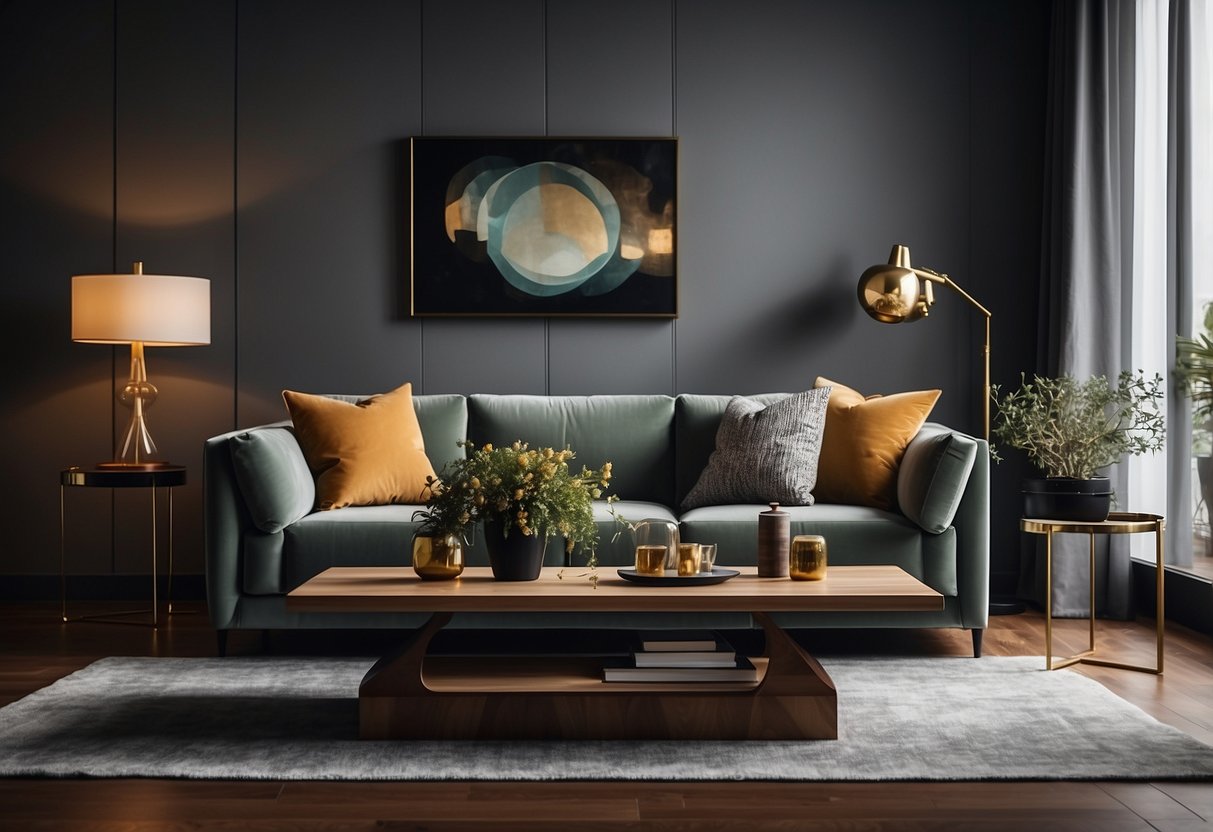 A cozy living room with a modern Jasper sofa as the focal point, surrounded by other stylish King furniture pieces