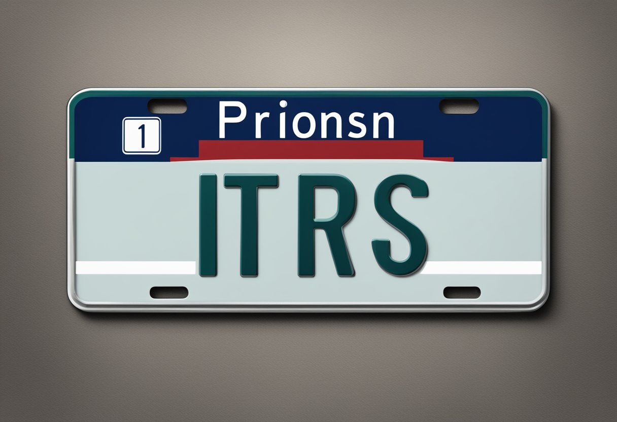 A close-up view of a TIR license plate with regional details, including the abbreviation "TIR" prominently displayed