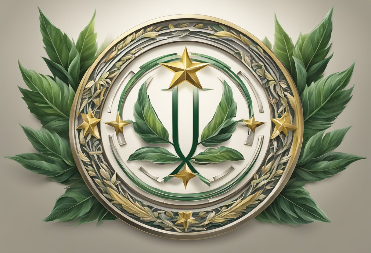 The MEK emblem, a circular symbol with MEK in bold letters, is surrounded by laurel leaves and a star, representing significance and origin