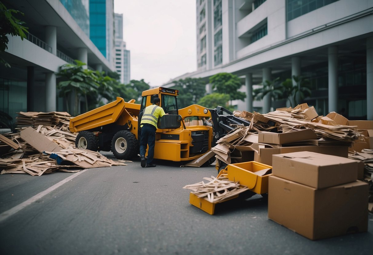 Furniture being disposed of in Singapore
