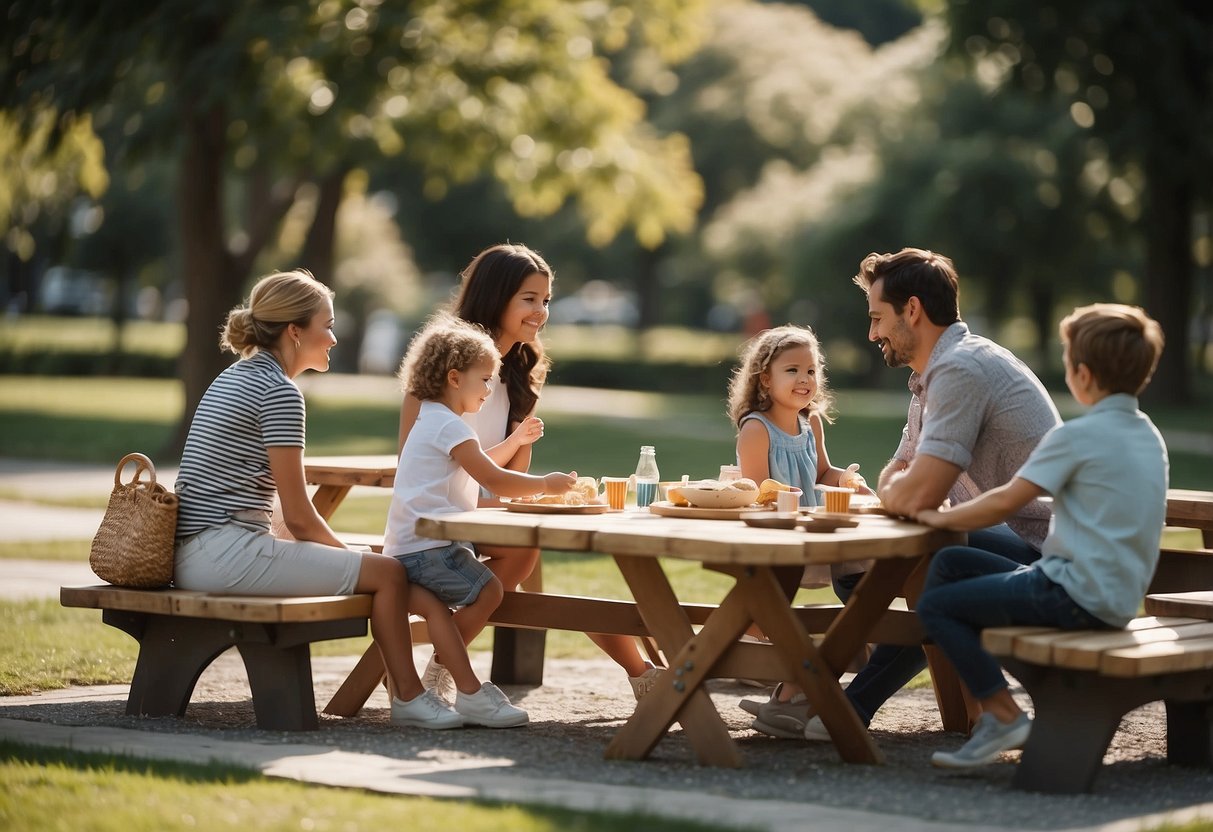 Families enjoying picnics at playgrounds in 5 scenic spots