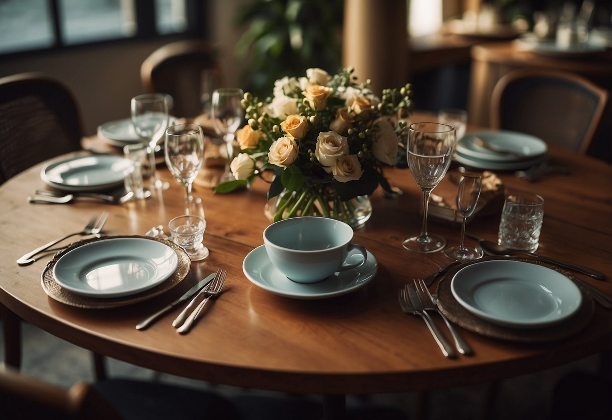 A variety of tabletops and furniture arranged in different settings for various spaces