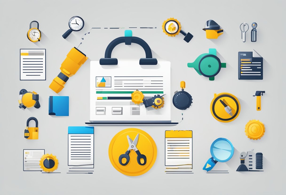 Various maintenance contracts displayed with icons representing different types of services offered