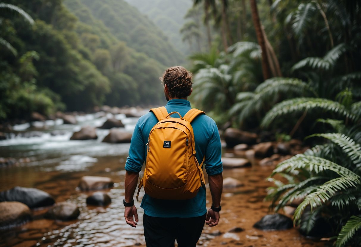 Lush rainforests, rugged mountains, and pristine beaches create the backdrop for backpackers exploring Australia's top destinations. The vibrant colors and diverse landscapes provide endless inspiration for an illustrator