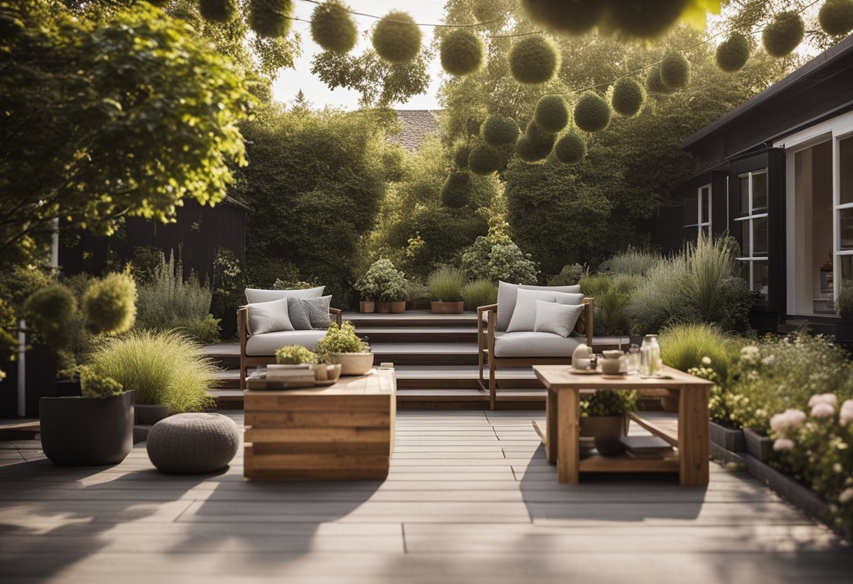 Create a functional outdoor space. Transform the garden into a family paradise