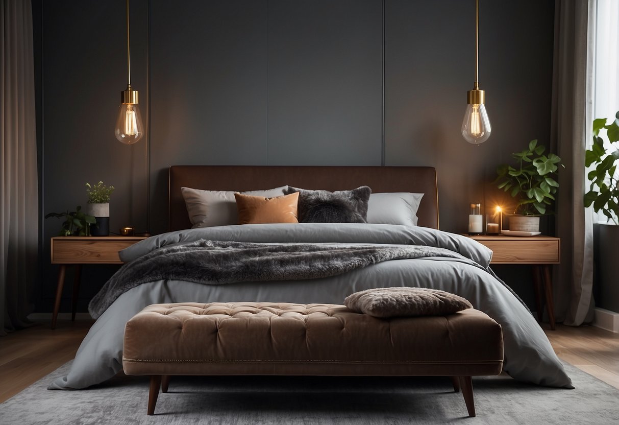 Brown Bedroom Furniture with Grey Walls: A Perfect Match - Singapore's