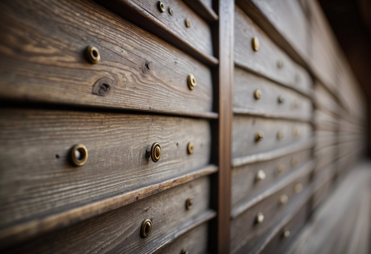 White mould covers the surface of old wooden furniture