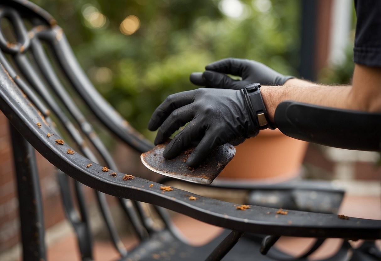 How to Repair Wrought Iron Patio Furniture Easy DIY Tips Kaizenaire