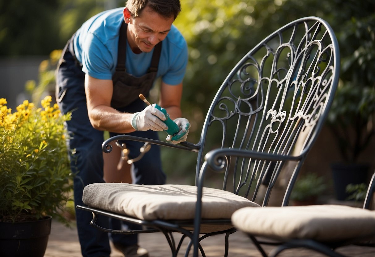 How to Repair Wrought Iron Patio Furniture Easy DIY Tips Kaizenaire