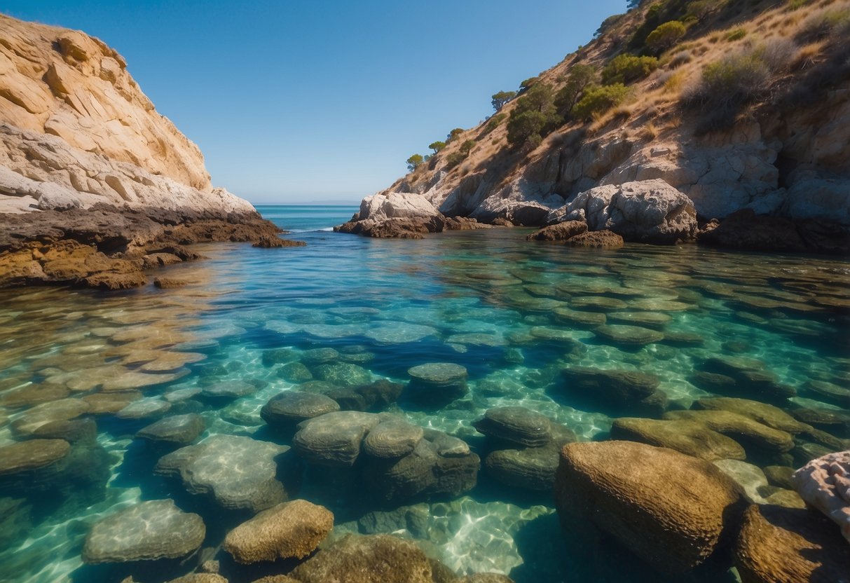 Crystal clear waters teeming with colorful marine life surround the rocky shores of Cabrillo National Monument, making it one of the best snorkeling spots in national parks