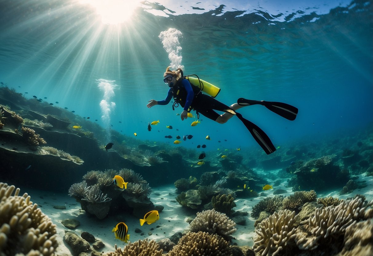 A group of snorkelers tackle 10 fun challenges in the open ocean, swimming long distances and exploring the underwater world