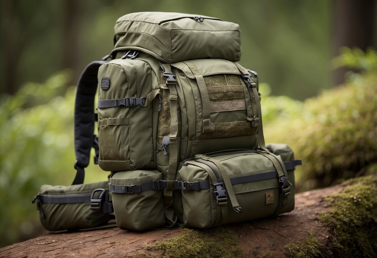 A lightweight wildlife watching pack with adjustable straps, multiple pockets, and a built-in hydration system. Perfect for outdoor adventures