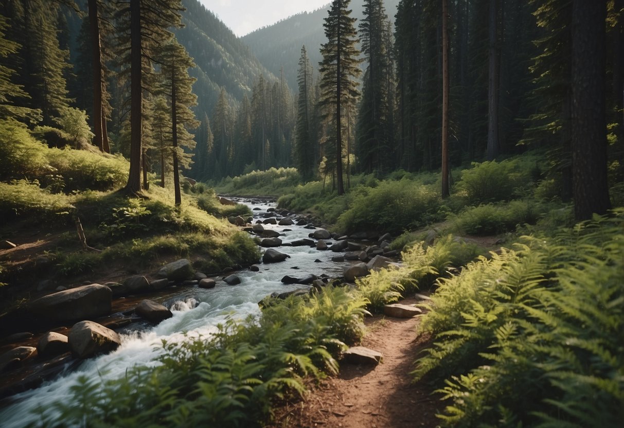 Lush forests, winding trails, and hidden checkpoints in national parks. Map in hand, adventurers navigate through diverse landscapes