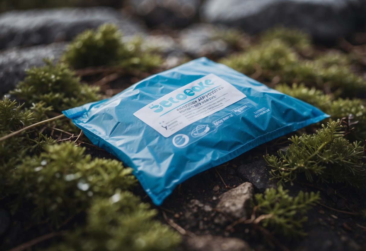 Ice packs are placed on sore areas. Orienteering recovery tips
