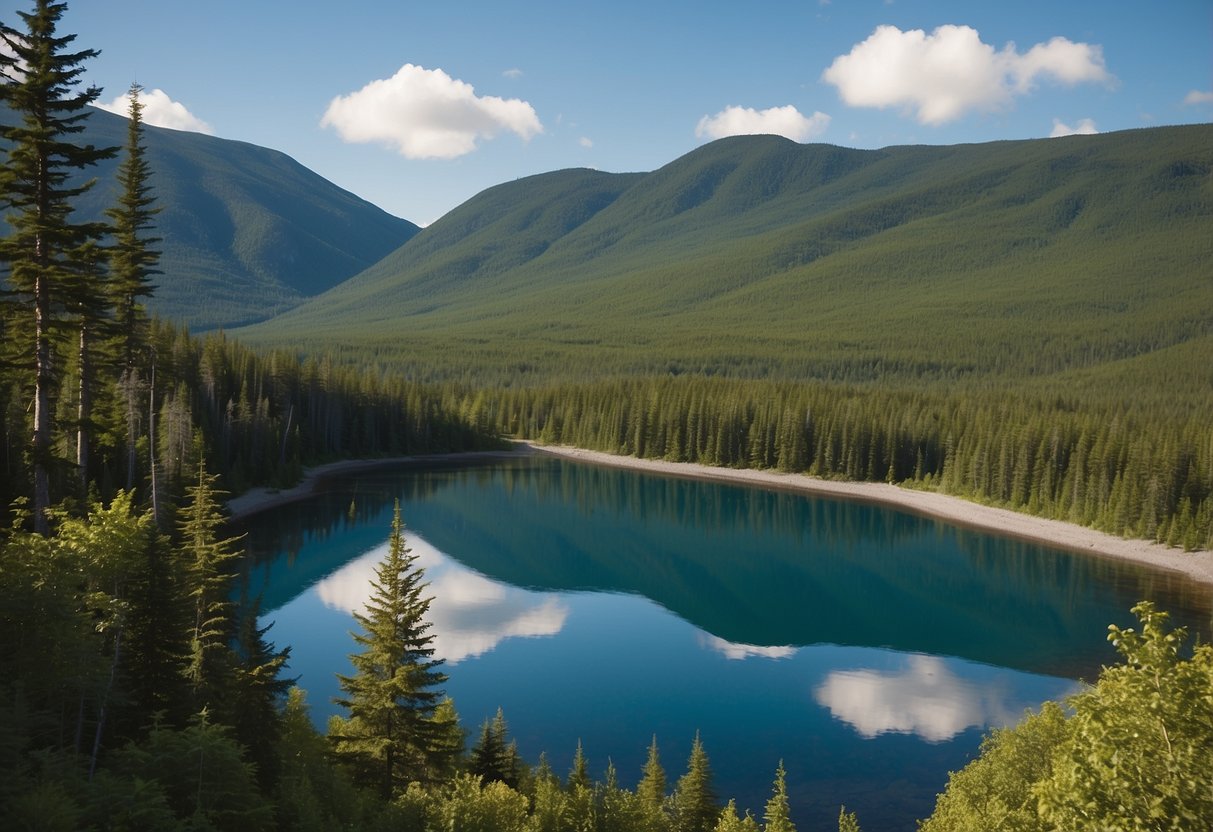 Lush forests and towering mountains in Gaspésie National Park, Quebec. Clear blue lakes and winding trails. A stunning backdrop for orienteering