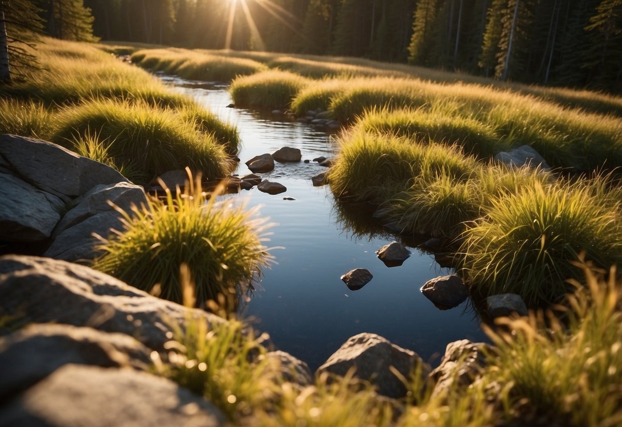 Lush forests, rolling hills, and sparkling lakes create the backdrop for orienteering in Canada. The sun casts a warm glow over the diverse terrain, inviting adventurers to explore the 10 scenic routes