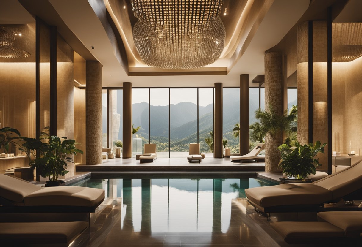 Luxurious spa and wellness destination with exclusive and innovative treatments