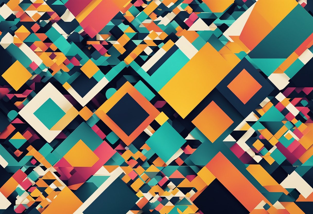 Vibrant geometric shapes and bold color combinations dominate large canvas prints for 2024. Abstract patterns and metallic accents add a modern touch