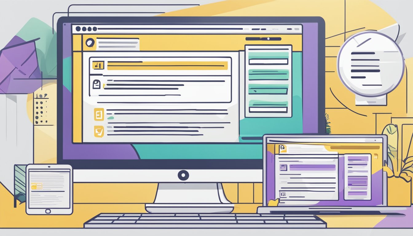 A computer screen displaying a webpage with "Frequently Asked Questions" and "woocommerce" highlighted