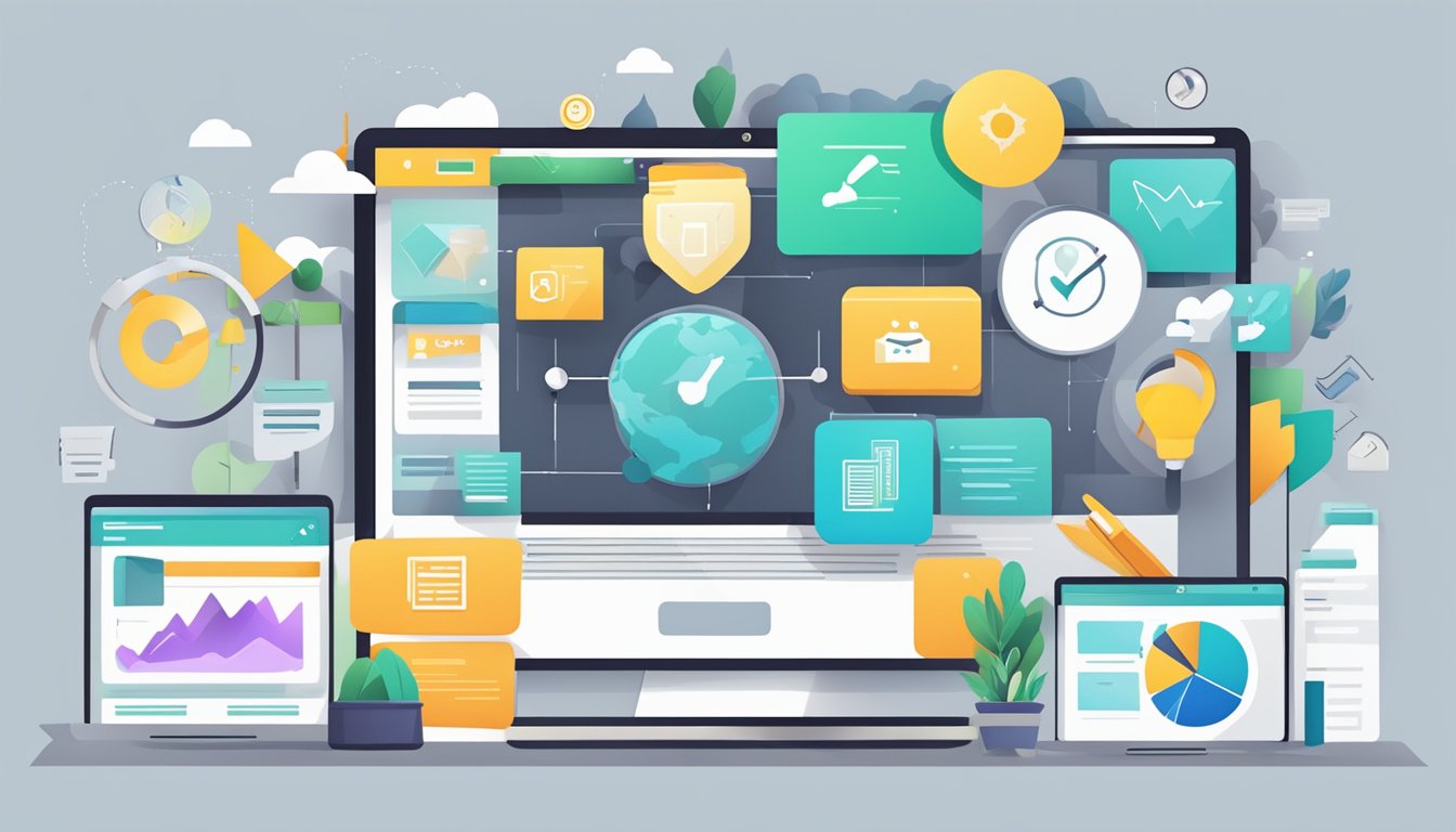 A website with various interactive elements and conversion tools