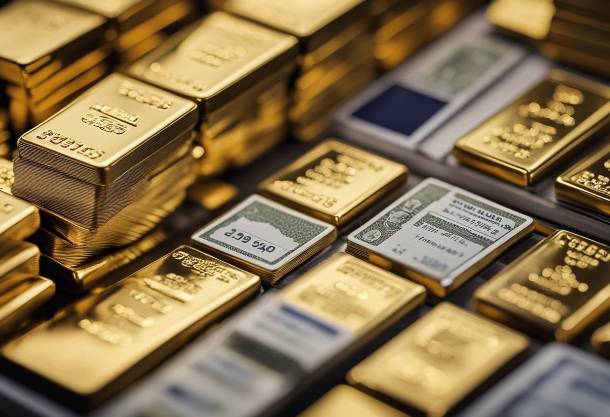 The Russian regulatory environment influences gold prices, depicted through legal documents and government officials