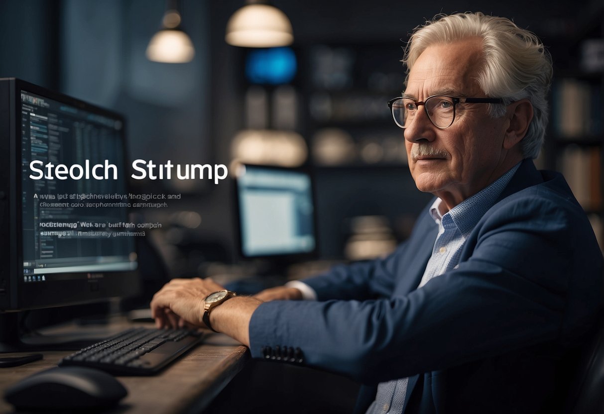 Wolfgang Stumph's career and life, possibly with a focus on his stroke in 2020, could be depicted through a series of images showing his achievements and struggles