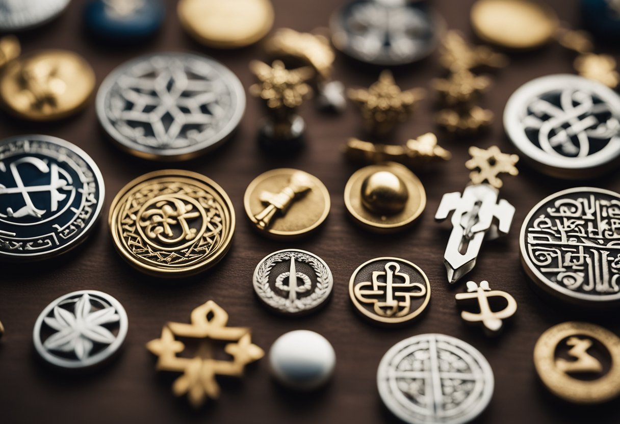 A diverse group of religious symbols stand side by side, representing the various faiths practiced in the United Kingdom