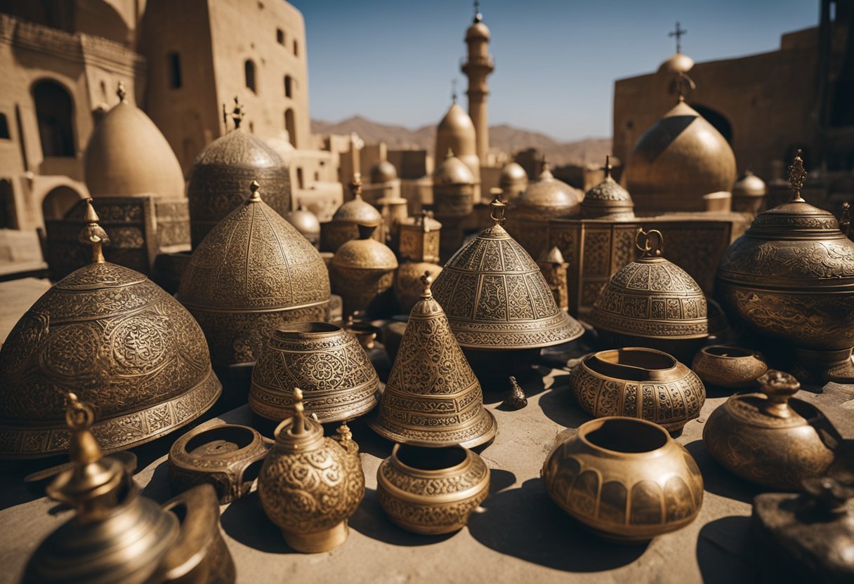 A diverse array of religious symbols adorns the streets of Yemen, including mosques, churches, and temples, representing the various faiths practiced in the country